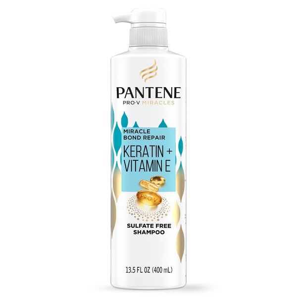 Pantene Pro-V Miracle Repair Keratin & Vitamin E Shampoo, 13.5 OZ