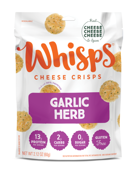 Whisps Garlic Herb Cheese Crisps, 2.12 oz