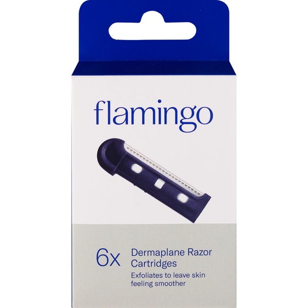 Flamingo Dermaplane Razor Cartridges, 6 CT