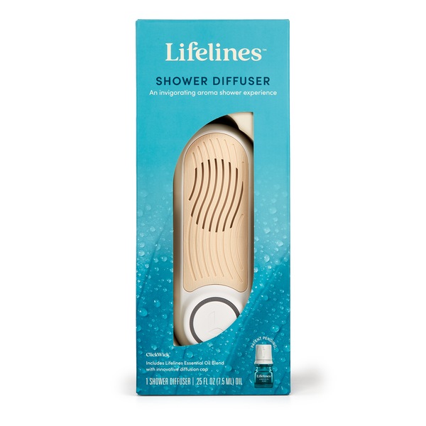 Lifelines Shower Diffuser Plus Essential Oil Blend