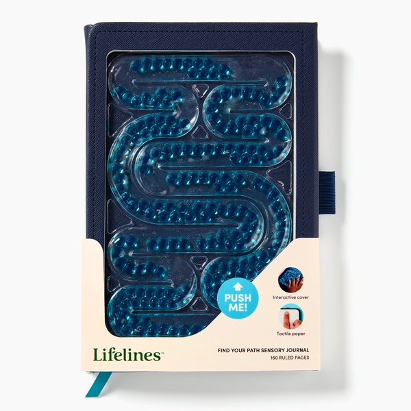 Lifelines "Find Your Path" Sensory Journal - with Tactile Cover & Embossed Paper