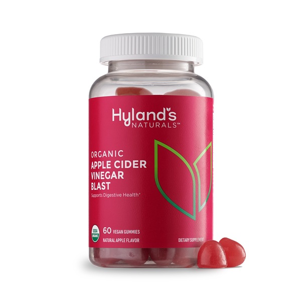 Hyland's Naturals Organic Apple Cider Vinegar Blast Gummies, 60 CT