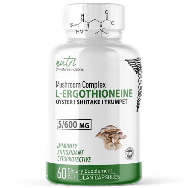 Nutri Mushroom Complex L-Ergothioneine Capsules, 60 CT