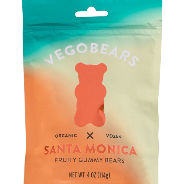 Vegobears, Santa Monica Gummy Bears, 4 Oz