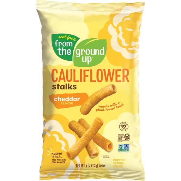 From the Ground Up Cheddar Cauliflower Stalks, 4 oz