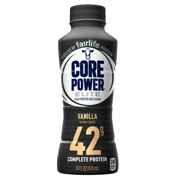 Core Power Elite High Protein Shake (42g), Vanilla, Ready to Drink for Workout Recovery, 14 fl oz