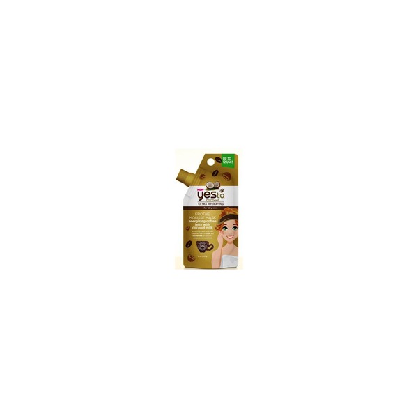 Yes To Coconut Coffee Mousse Mask, 2 OZ