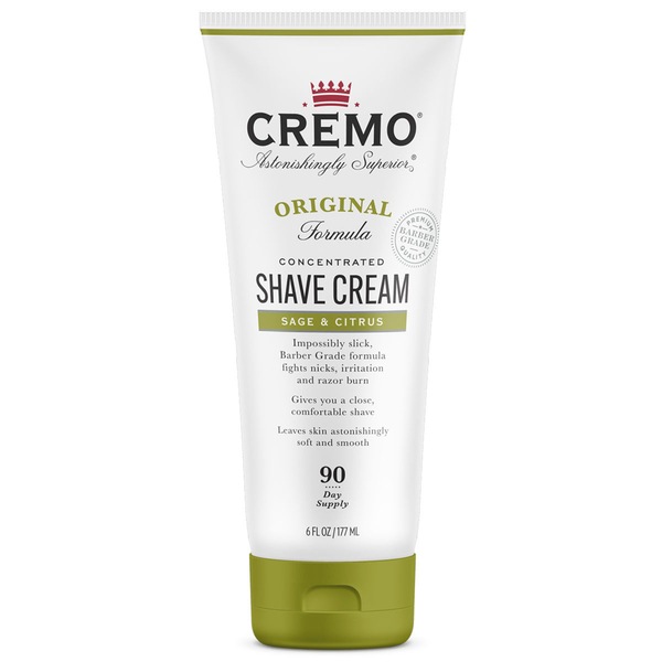 Cremo Concentrated Shave Cream, Sage & Citrus