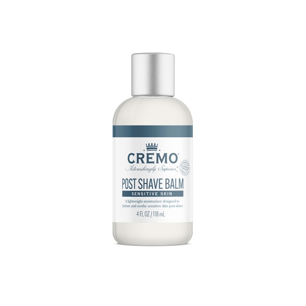 Cremo Post Shave Balm for Sensitive Skin, 4 OZ