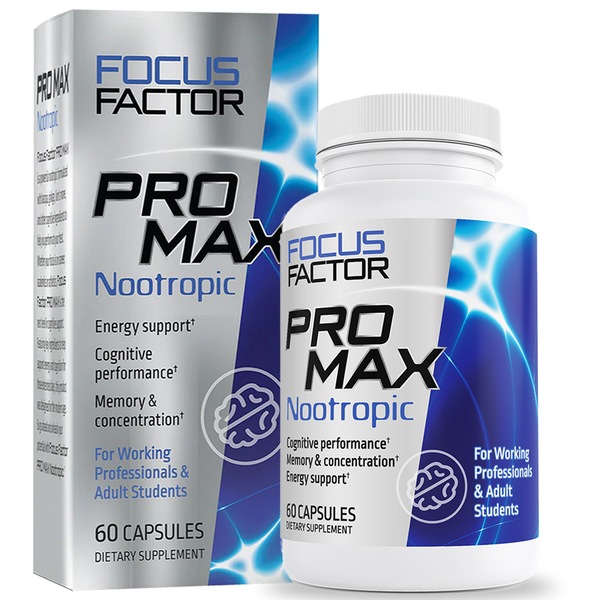 Focus Factor Pro Max Nootropic for Working Professionals & Adult Students Capsules