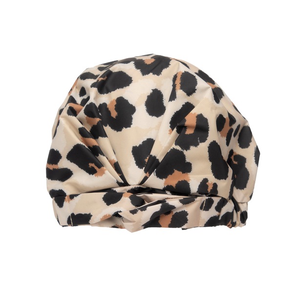 Kitsch Elevated Luxury Shower Cap, Leopard