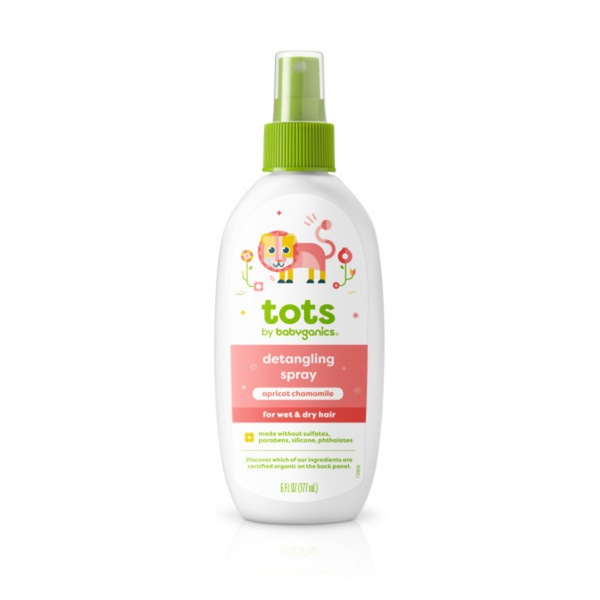 Tots by Babyganics Detangling Spray, 6 OZ