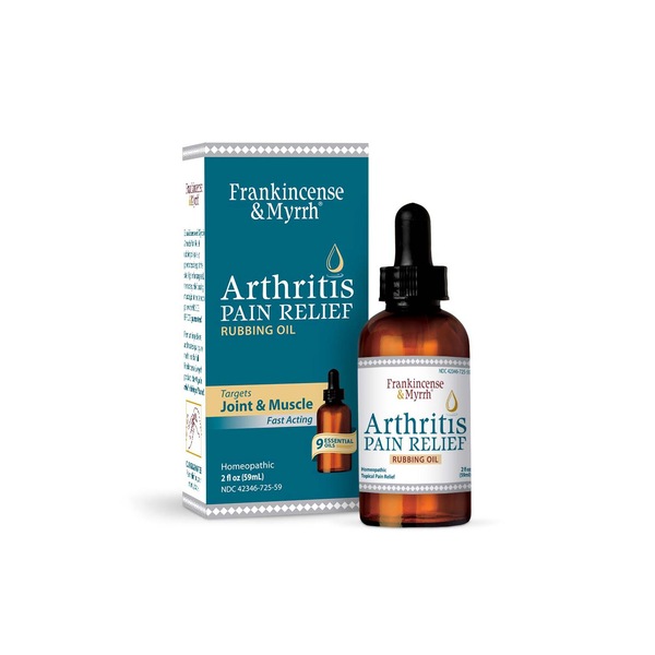 Frankincense & Myrrh Arthritis Pain Relief Rubbing Oil, 2 FL OZ