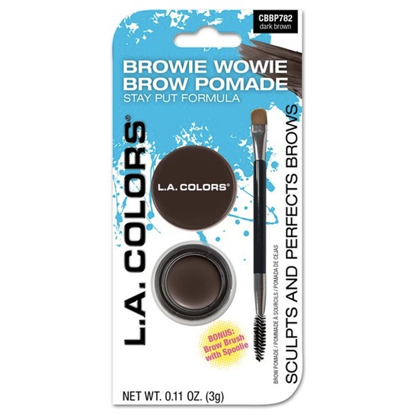 L.A. COLORS Brow Pomade, Dark Brown