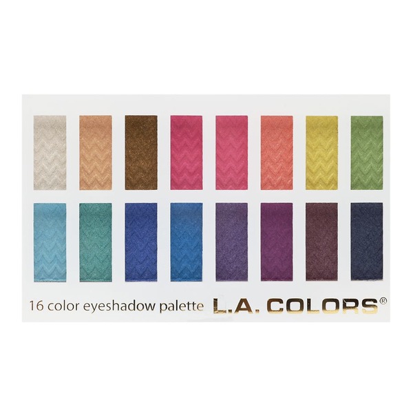 L.A. COLORS 16 Color Eyeshadow Palette, Haute