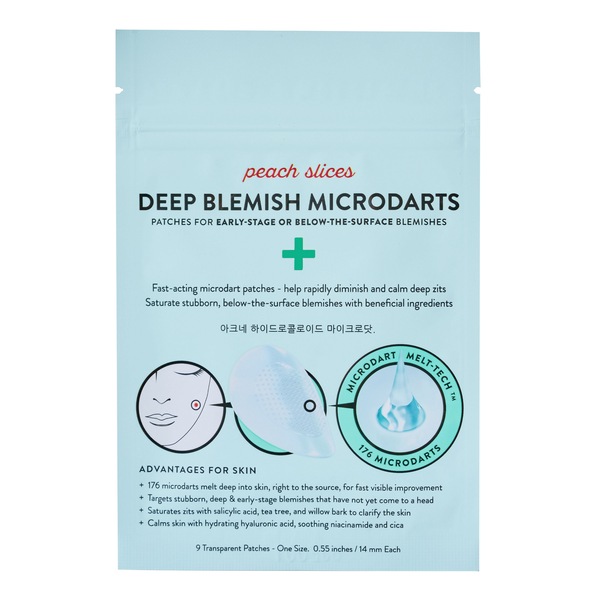 Peach Slices Deep Blemish Microdarts, 9CT
