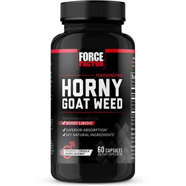 Force Factor Horny Goat Weed - 60 CT