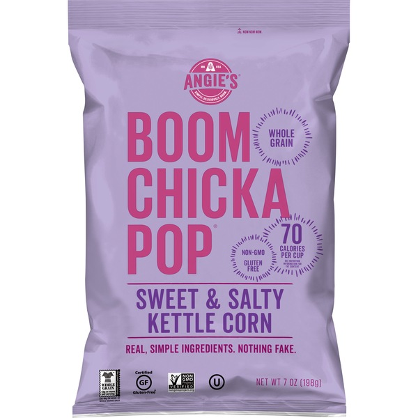 Angie's Boomchickapop Sweet & Salty Kettle Corn Popcorn, 7 oz