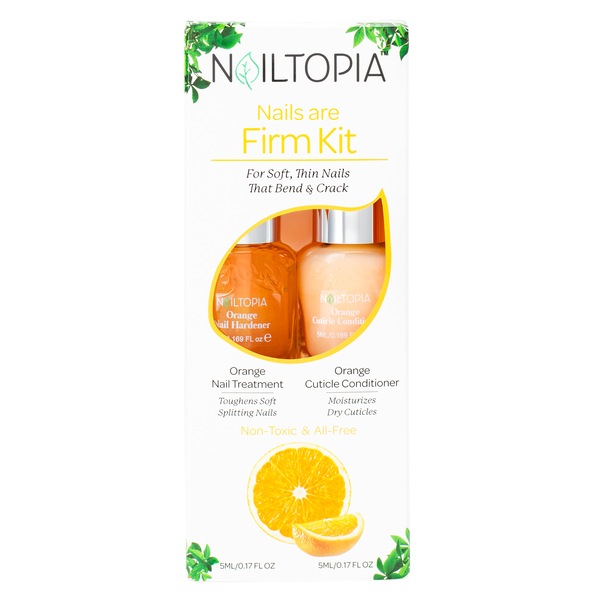 Nailtopia Orange Nails Are Firm Kit