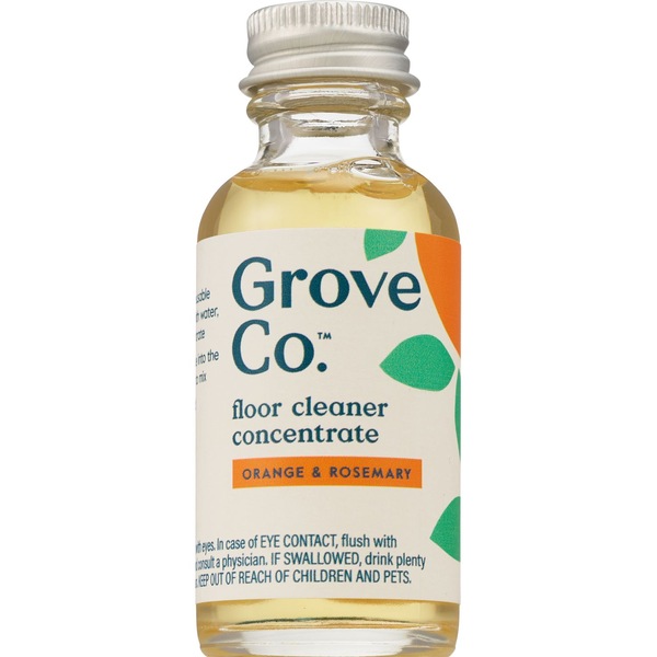 Grove Co. Floor Cleaning Concentrate Orange & Rosemary, 1 oz, 2 ct