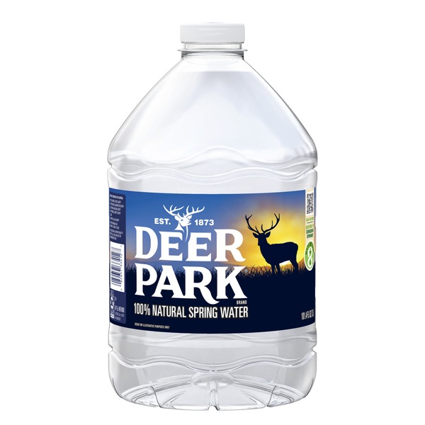 Deer Park 100% Natural Spring Water Plastic Jug, 101.4 oz