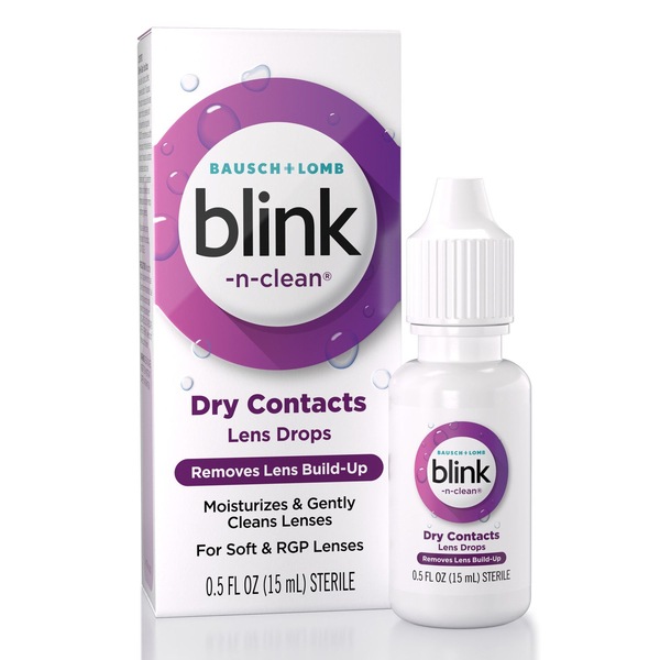 Blink-N-Clean Dry Contacts Lens Drops, 0.5 FL OZ