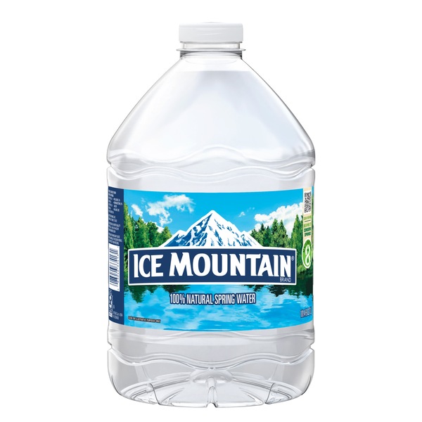 Ice Mountain 100% Natural Spring Water Plastic Jug, 101.4 oz