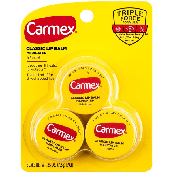 Carmex Classic Medicated Lip Balm Jars