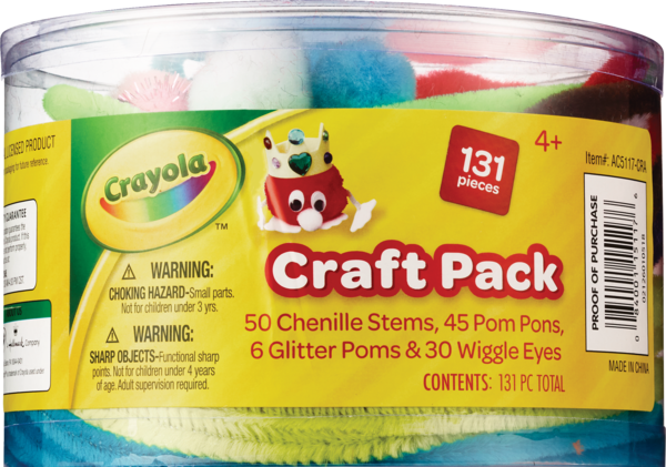 Crayola Craft Pack, 131 CT
