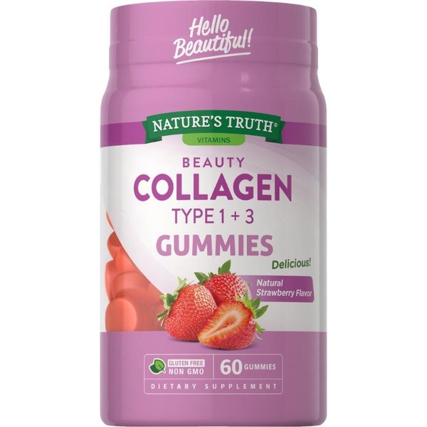Nature's Truth Beauty Collagen Types 1 + 3 Gummies, 60 CT