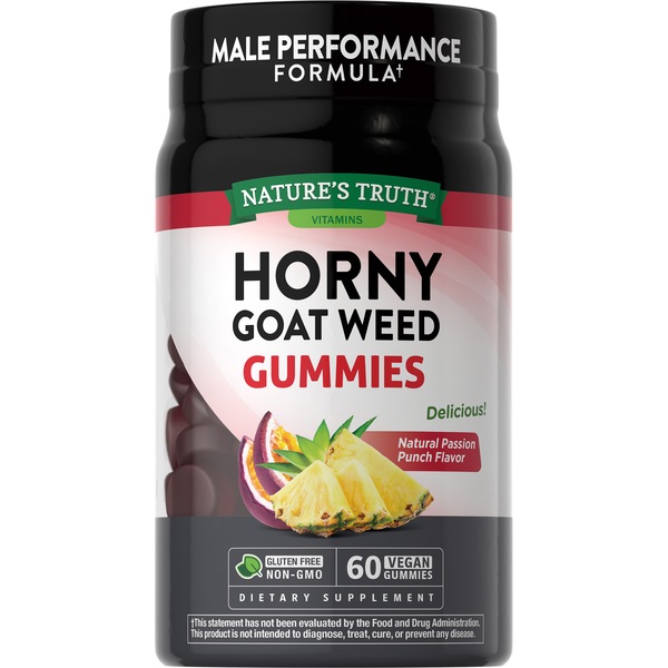 Nature's Truth Horny Goat Weed Gummies, 60 CT