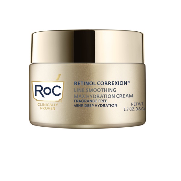 RoC Retinol Correxion Max Daily Hydration Creme, Fragrance-Free, 1.7 OZ