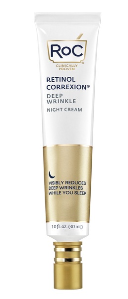 RoC Retinol Correxion - Crema de noche antienvejecimiento para arrugas profundas, 1 oz