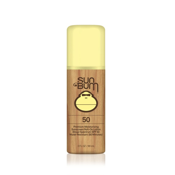 Sun Bum Original SPF 50 Sunscreen Roll-On Lotion, 3 OZ