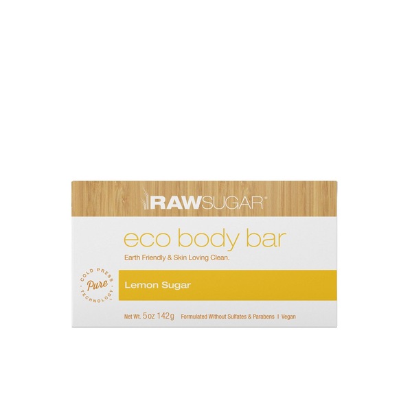 Raw Sugar Eco Bar Soap, Lemon Sugar, 5 OZ
