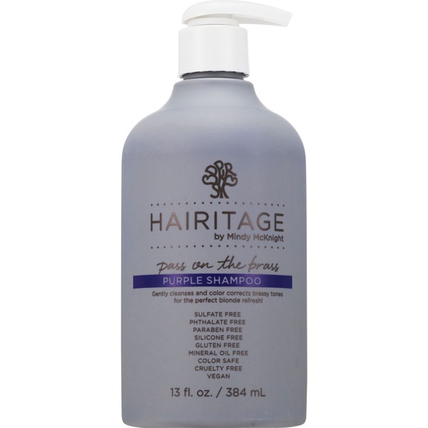 Hairitage Pass on the Brass Purple Shampoo, 13 OZ