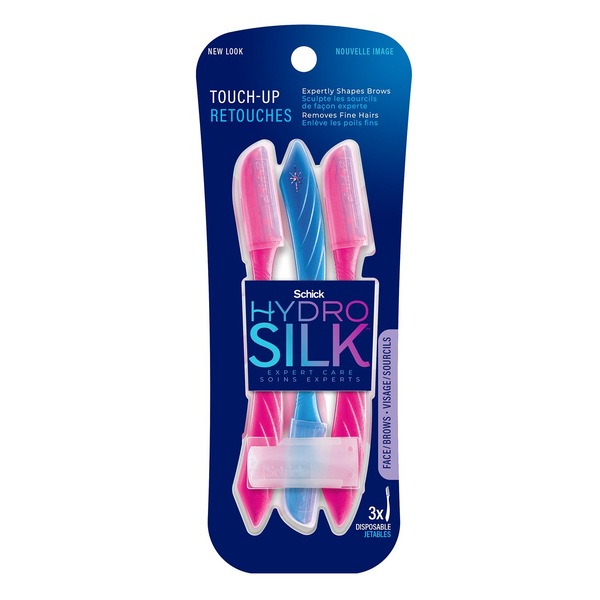 Schick Hydro Silk Touch-Up Multipurpose Razors, 3 CT