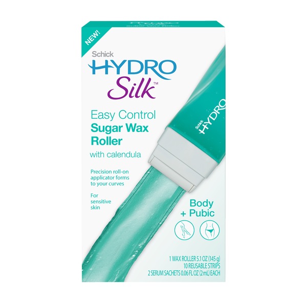 Schick Hydro Silk Easy Control Sugar Wax Roller for Body & Pubic, 5.1 OZ