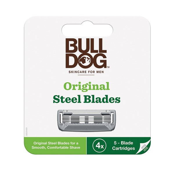Bulldog Original Bamboo - Repuesto para rasuradora, 4 u.