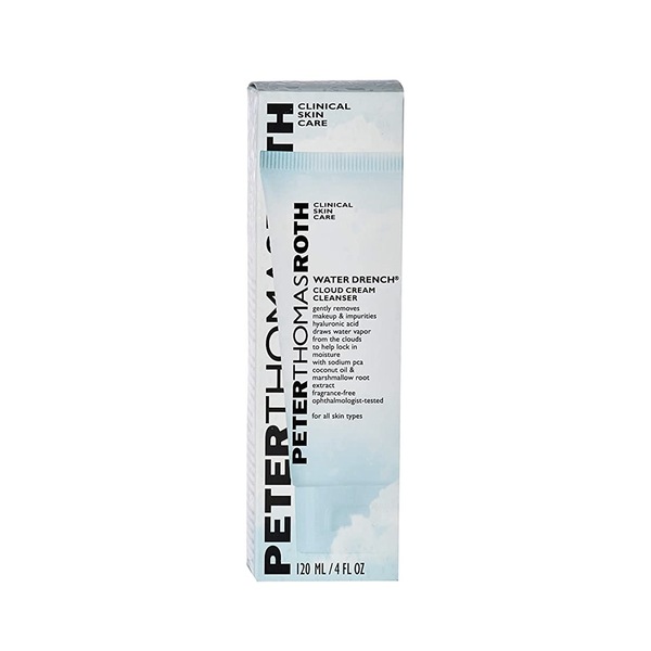 Peter Thomas Roth Water Drench Cloud Cream Cleanser, Fragrance-Free, 4 OZ