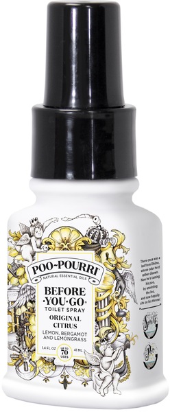 Poo-Pourri Original Citrus Before You Go Toilet Spray, Original Citrus