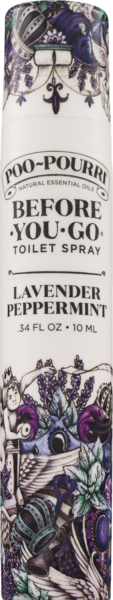 Poo-Pourri Travel Size Lavender Peppermint Before You Go Toilet Spray, 0.34 OZ