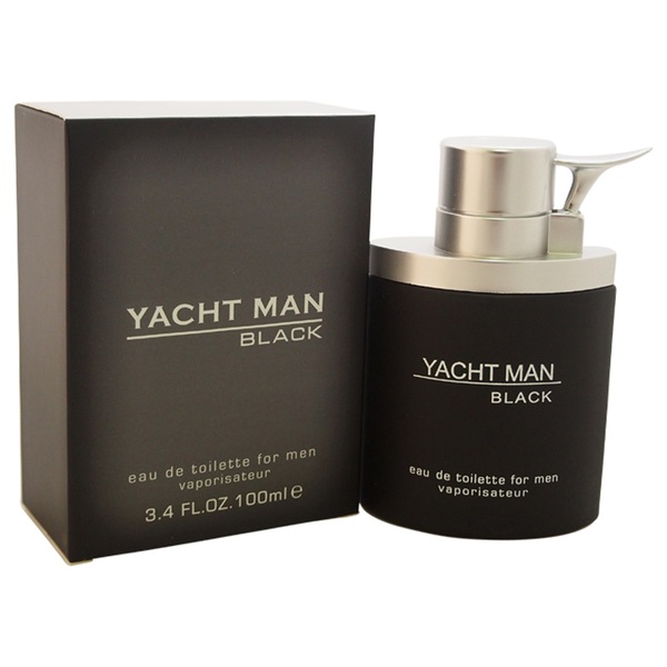 Yacht Man Black by Myrurgia for Men - 3.4 oz EDT Spray