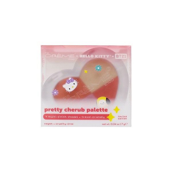 The Crème Shop x Hello Kitty & B21 Eyeshadow Quad, Pretty Cherub