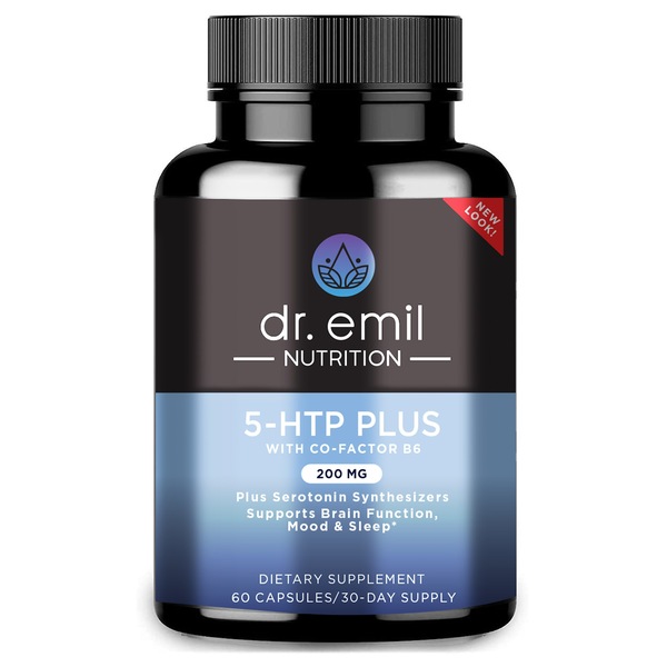 Dr. Emil 5-HTP Plus Brain, Mood & Sleep Support Capsules, 60 CT