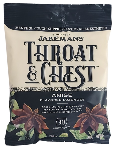 Jakemans Throat & Chest, Lozenges Bag, Pack of 5, 30ct