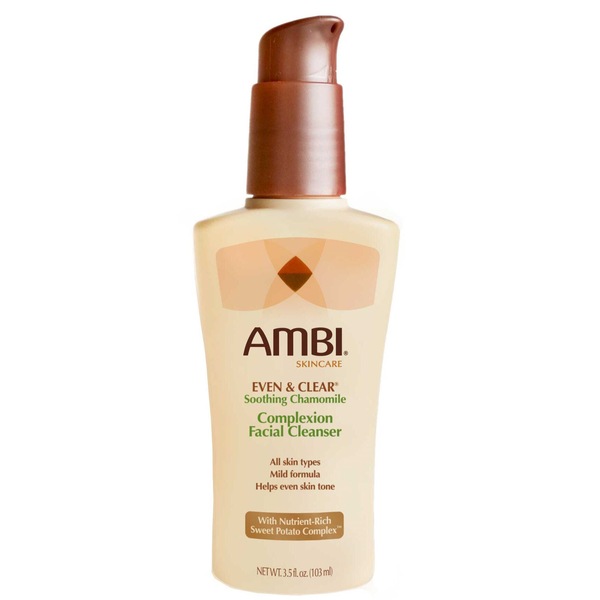 Ambi Even & Clear Soothing Chamomile Complexion Facial Cleanser, 3.5 OZ