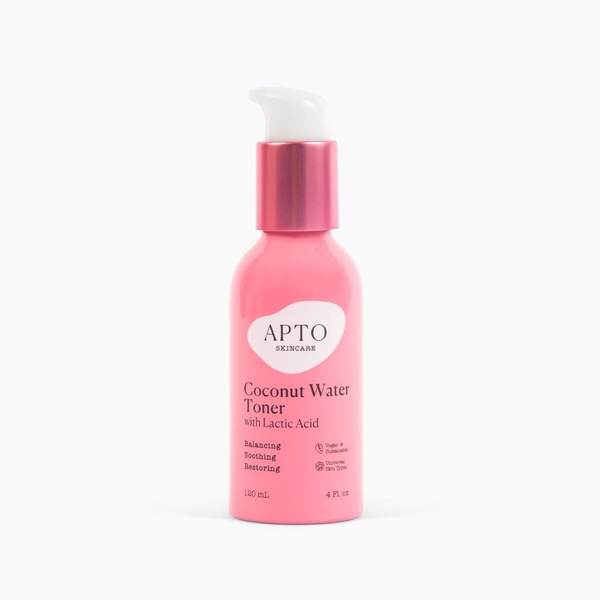 APTO Skincare Coconut Water Toner with Lactic Acid, Balancing & Hydrating