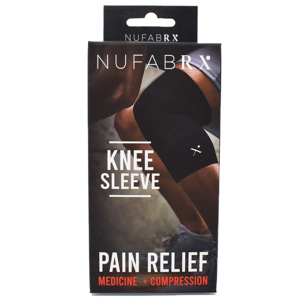 Nufabrx Pain Relieving Medicine + Compression Knee Sleeve