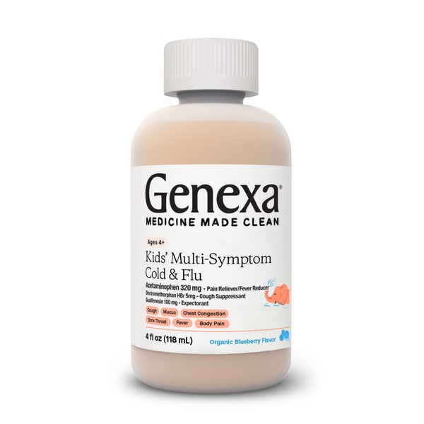 Genexa Kids Day Multi Symptom Cold and Flu, 4 OZ